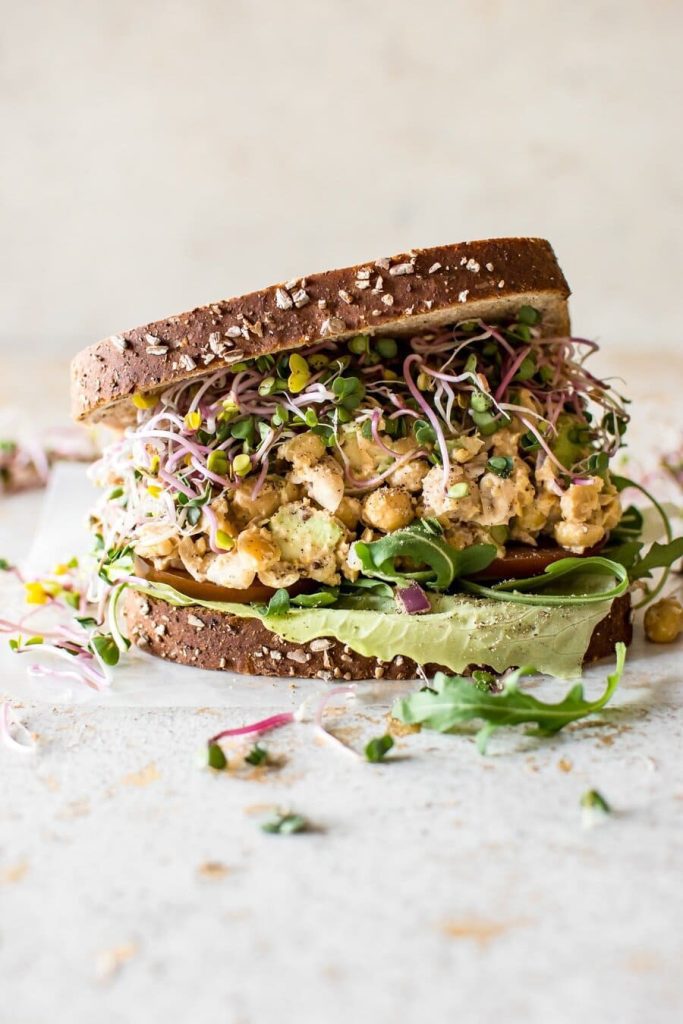 Chickpea Salad Sandwiches