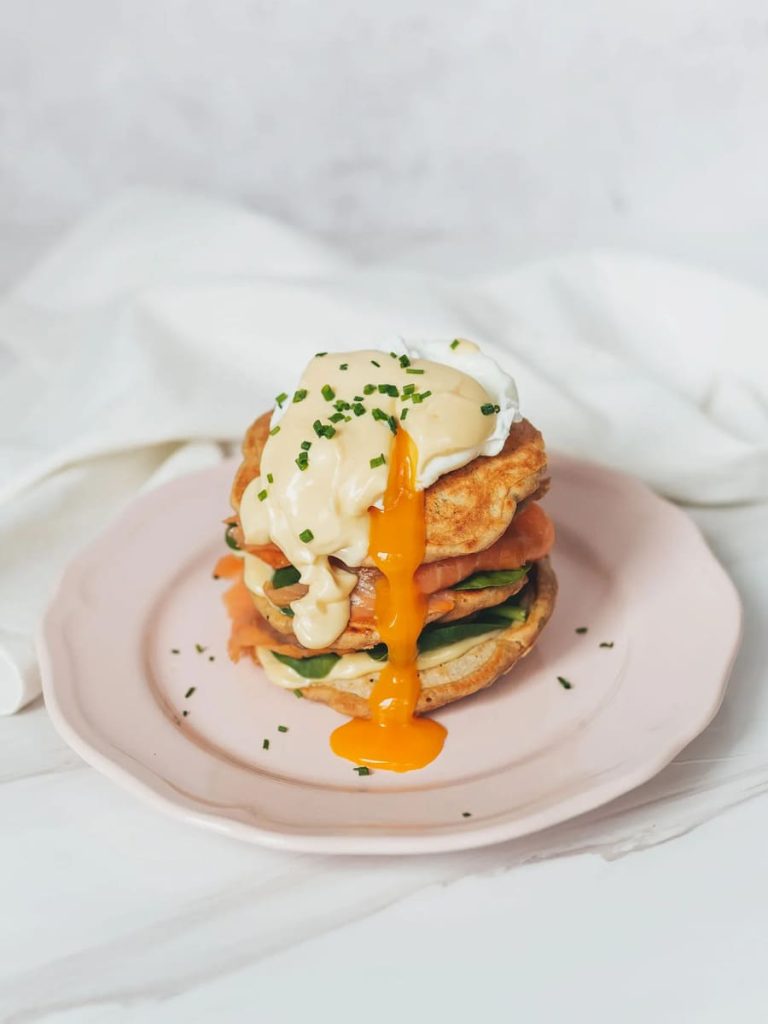 Eggs Benedict Pancakes